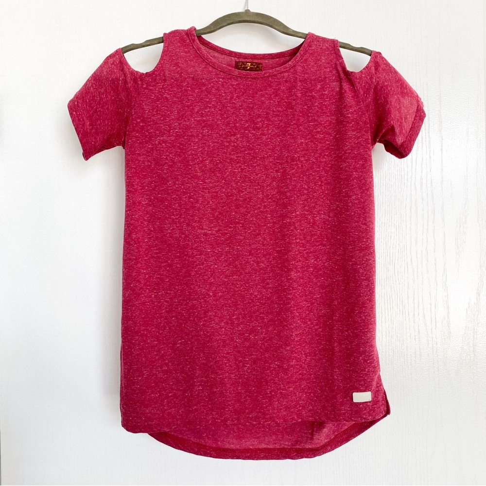 7 For All Mankind Short Sleeve Tee, Junior XL